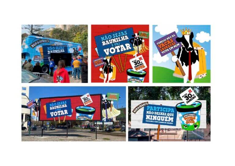 Ben & Jerry’s / “Don’t be vanilla. Go vote.”